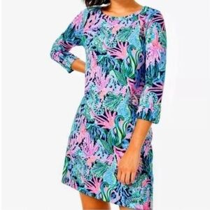 Lilly Pulitzer Linden Dress Bringing Mermaid Back XS